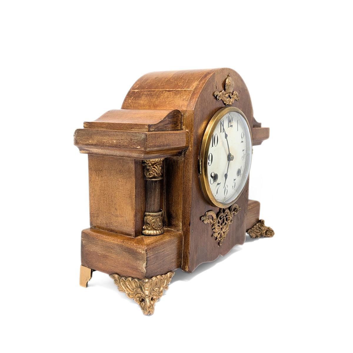 Waterbury 1912 Duarte 8-Day Maple Mantle Clock