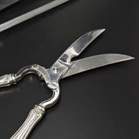 Web "Ancestry" Sterling Silver-Handled 4-piece Carving Set