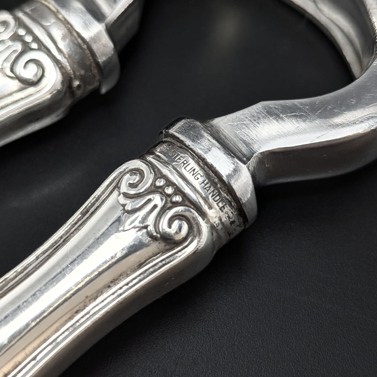 Web "Ancestry" Sterling Silver-Handled 4-piece Carving Set