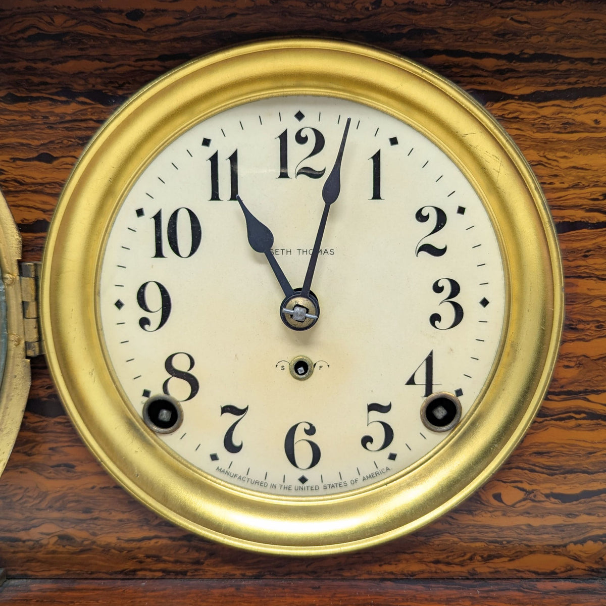Seth Thomas 1880’s Adamantine 8-Day 8-Column Mantle Clock