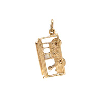 American Charm Co. 13K Gold San Francisco Cable Car/Trolly Moving Charm