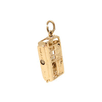 American Charm Co. 13K Gold San Francisco Cable Car/Trolly Moving Charm