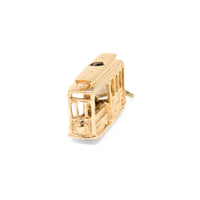 American Charm Co. 13K Gold San Francisco Cable Car/Trolly Moving Charm