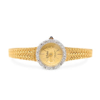 Lucien Piccard Dufonte Ladies' Diamond Bezel Quartz Watch W/ Box