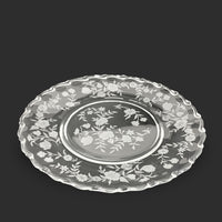 Fostoria "Bouquet" Luncheon Plates (Set of 8)