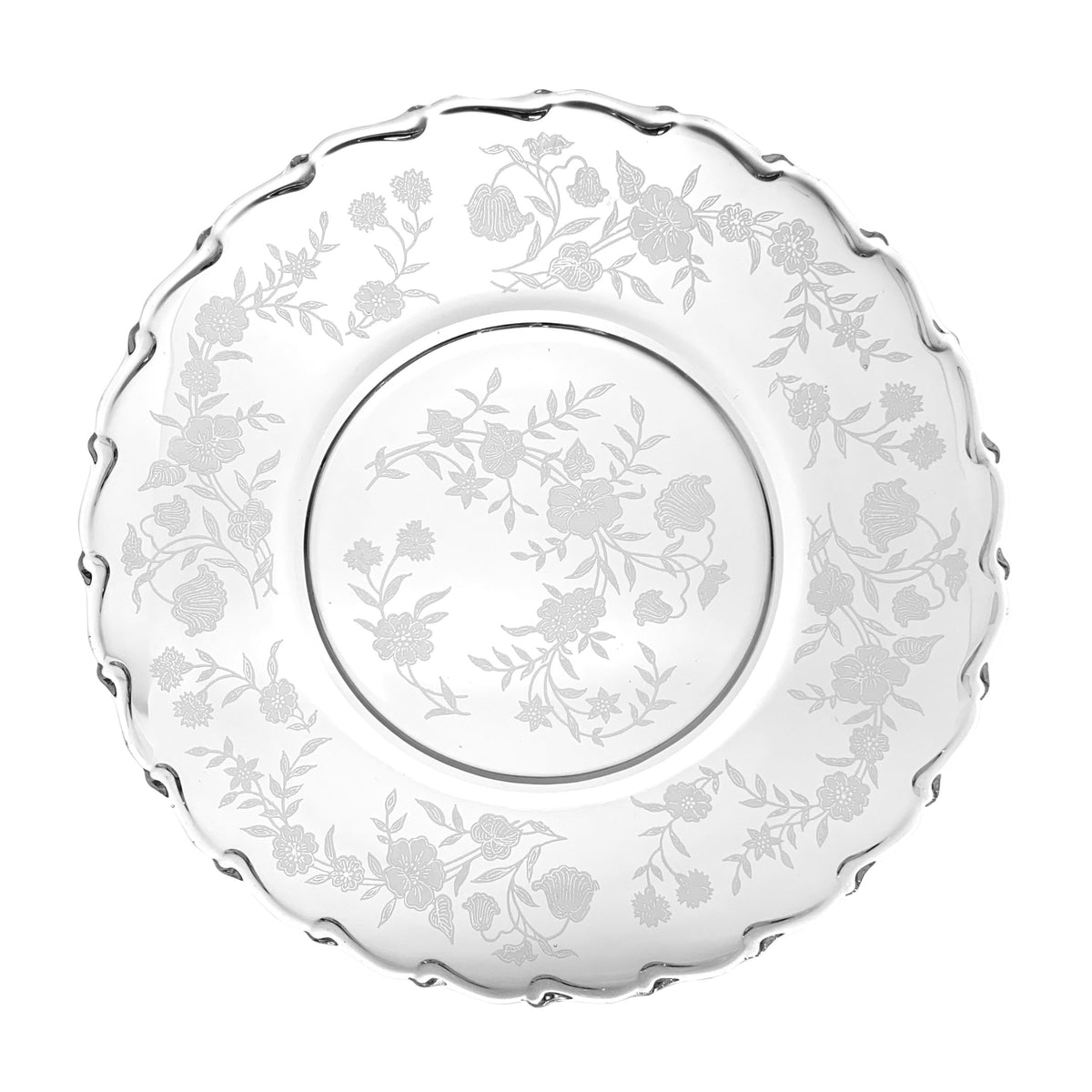 Fostoria "Bouquet" Luncheon Plates (Set of 8)