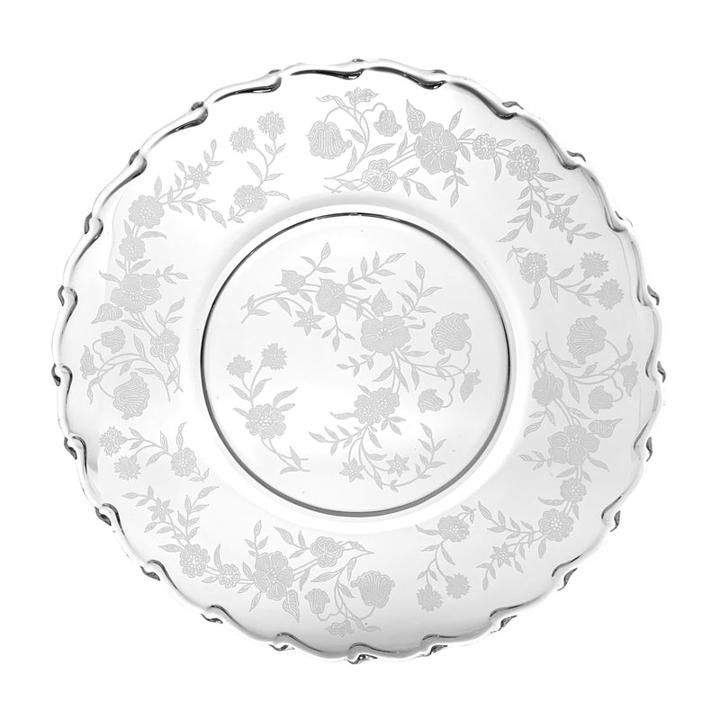 Fostoria "Bouquet" Luncheon Plates (Set of 8)