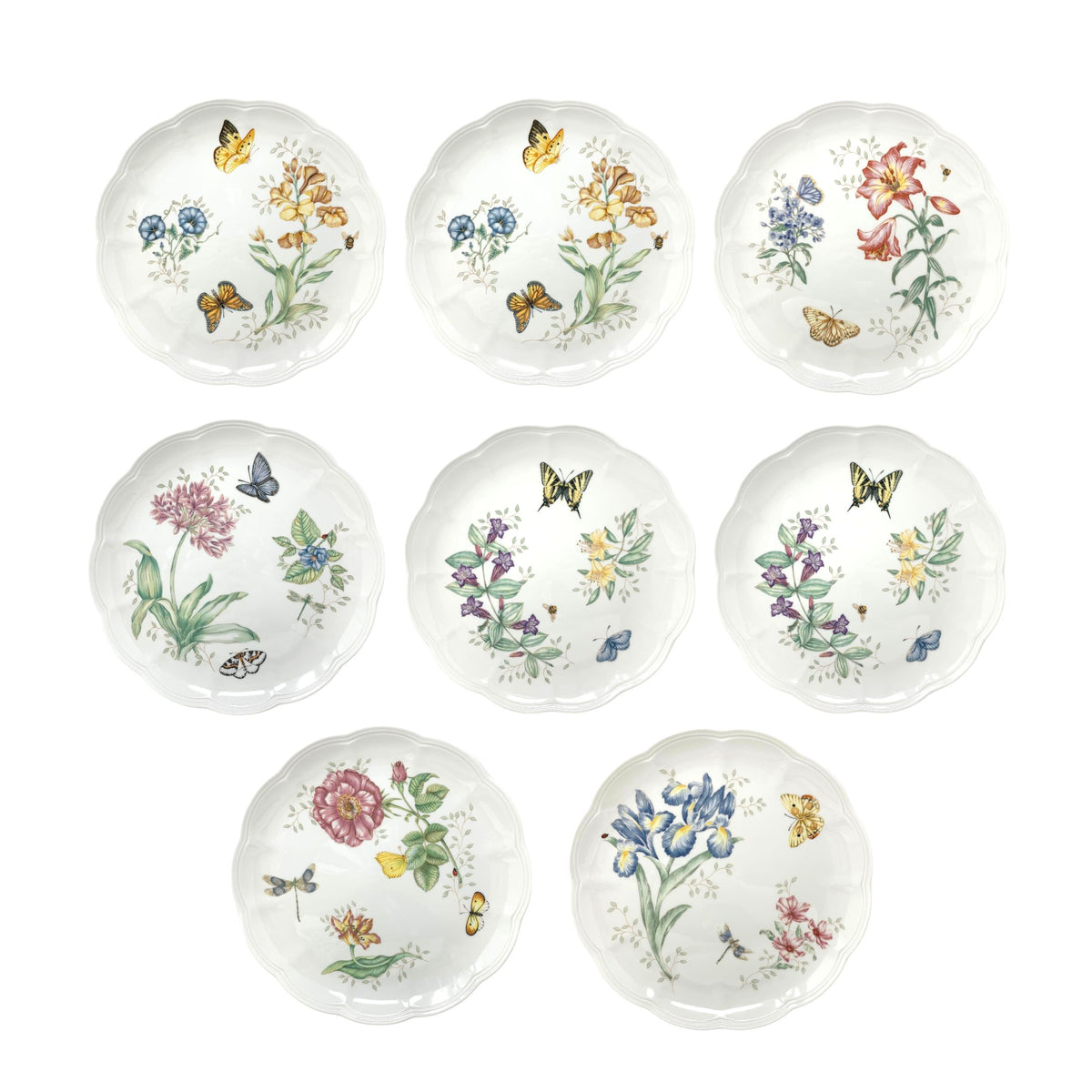 Lenox "Butterfly Meadow" Dinner Plates (8)