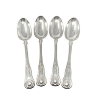 Scottish 1838 Sterling Kings Serving Spoon Set (4pcs)