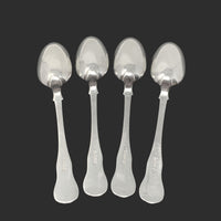 Scottish 1838 Sterling Kings Serving Spoon Set (4pcs)