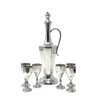 Art Deco Quadruple Silverplate Liqueur Serving Set (7pcs)