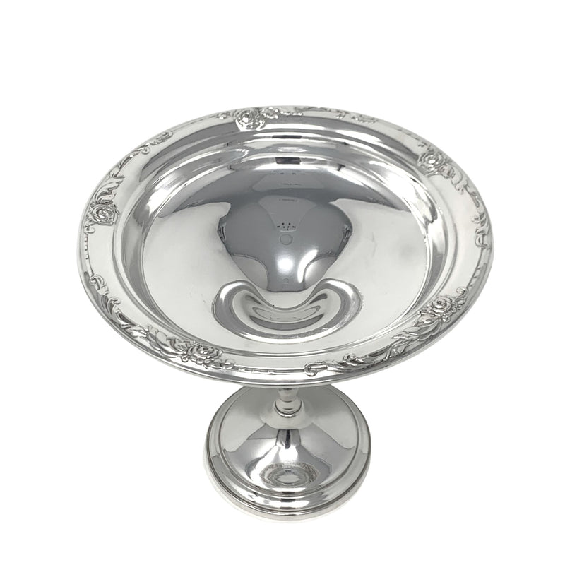 Oneida "Damask Rose" Sterling Silver Weighted Compote