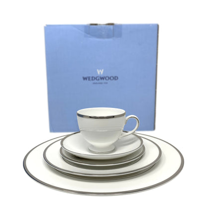 Wedgwood "Sterling" 5pc Place Setting In Original Box