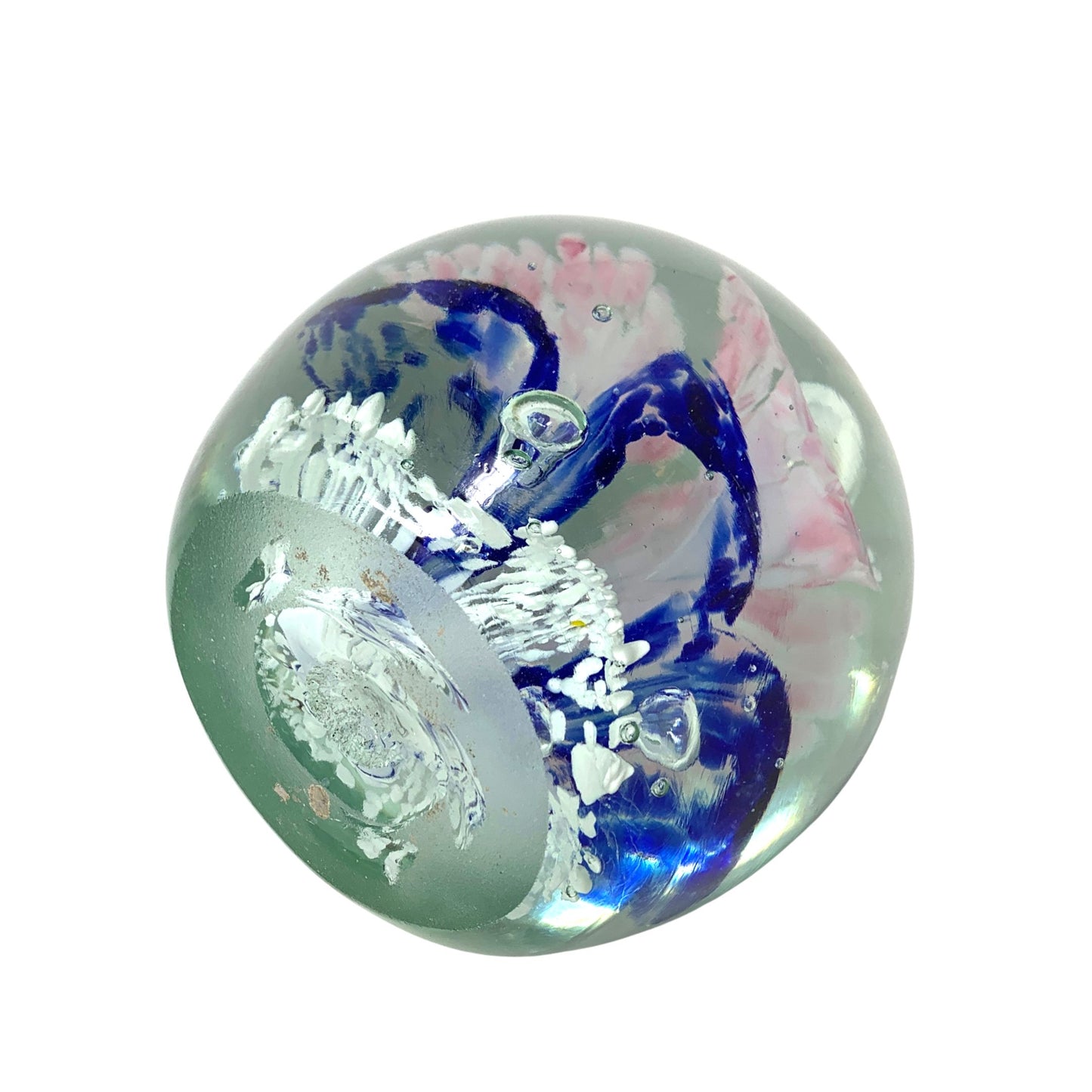 Large 5" Art Glass Paperweight