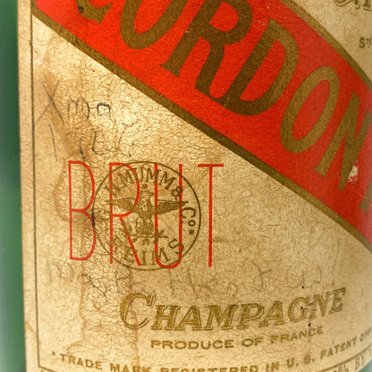 G.H. Mumm 1960's Cordon Rouge Demie & Full Size Champagne Bottles (2)