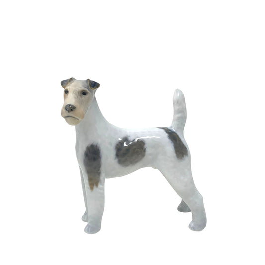 Royal Copenhagen Wire-Haired Fox Terrier Figurine #3165