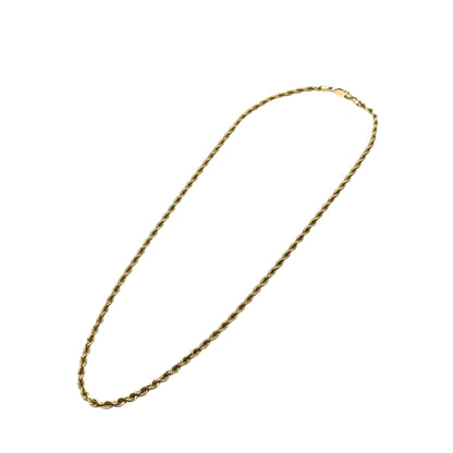 14K Gold HMS 22" Solid Rope Necklace