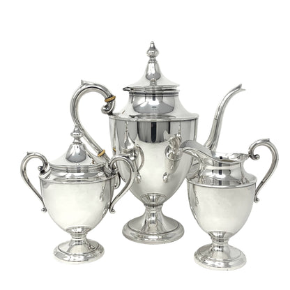 Preisner 3pc Sterling Silver Coffee/ Demi Service