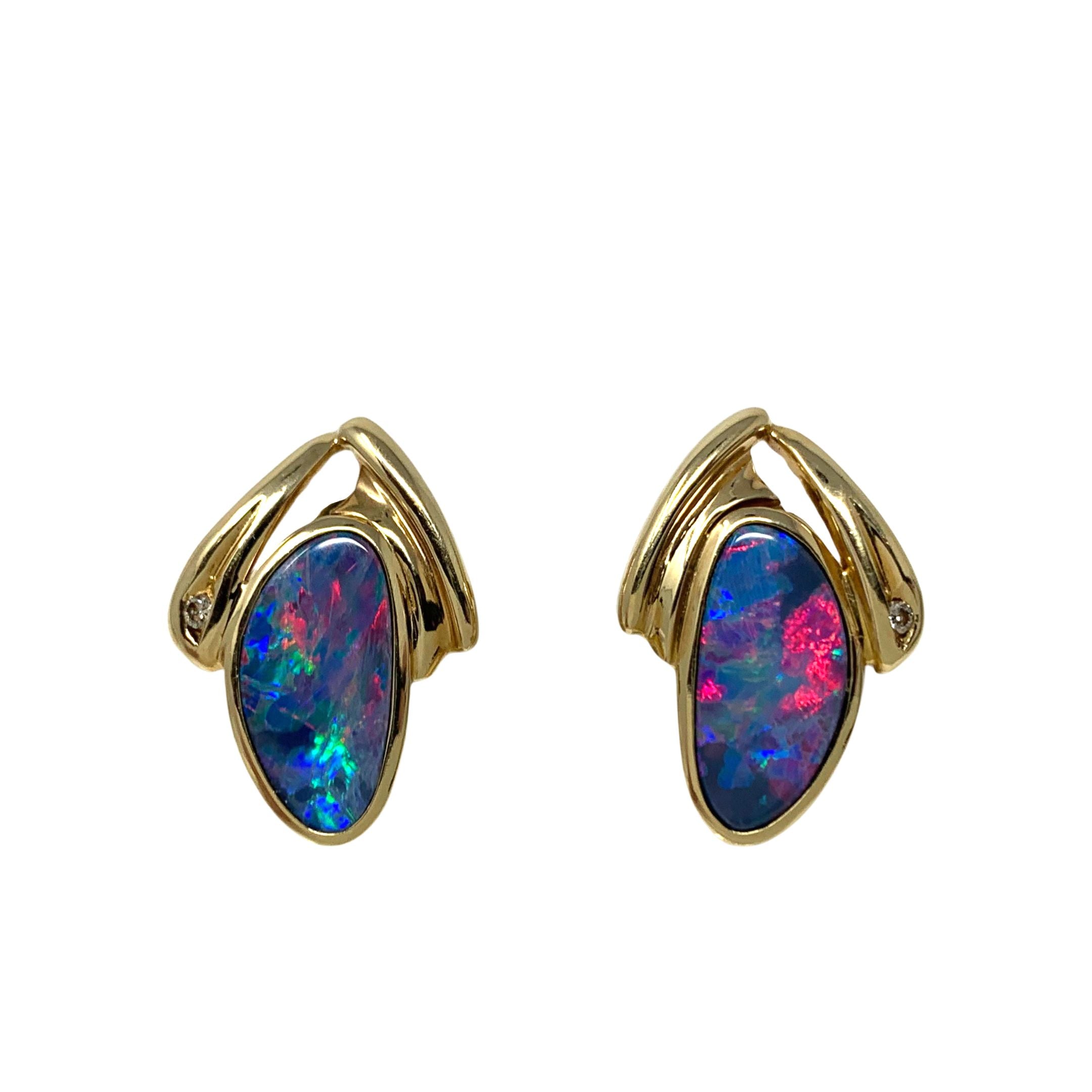 BEATRIX AUSTRALIAN OPAL STUDS