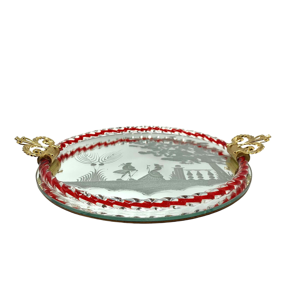 Vintage Murano Venetian Ercole Barovier Glass Vanity Tray Vintage Murano Venetian Ercole Barovier Glass Vanity Tray