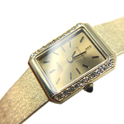 14K Gold & Diamond Movado Ladies Wristwatch