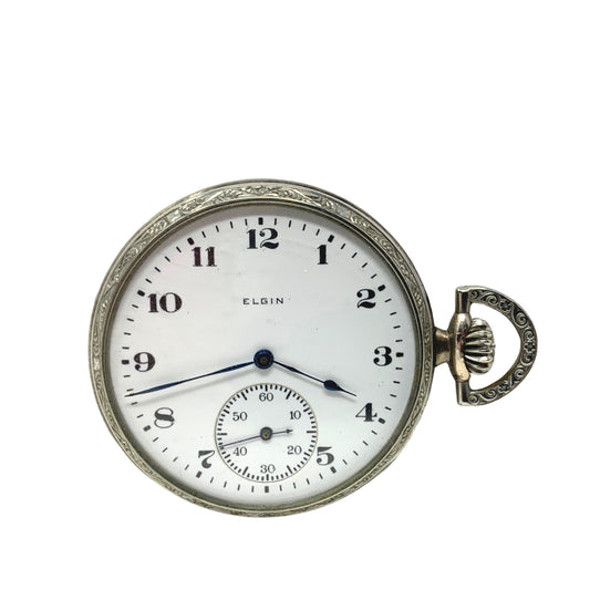 Elgin 1920 301 Hunting Model-2 7J Pocket Watch