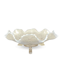 Fenton Leaf Tier Footed Bowl