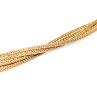 Michael Anthony 13K Gold Braided Wheat 5-Strand Love Knot Necklace & Earrings