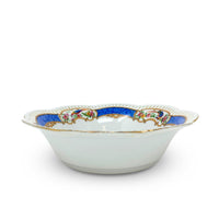 Schumann Bavarian Reticulated Porcelain Parrot Bowls (4)