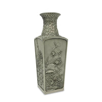 Selangor Pewter Chinoiserie 8" Four Seasons Vase