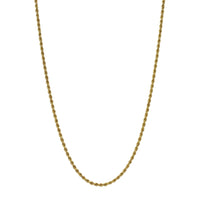 18K Gold 32” 4mm Rope Necklace (19.2g)