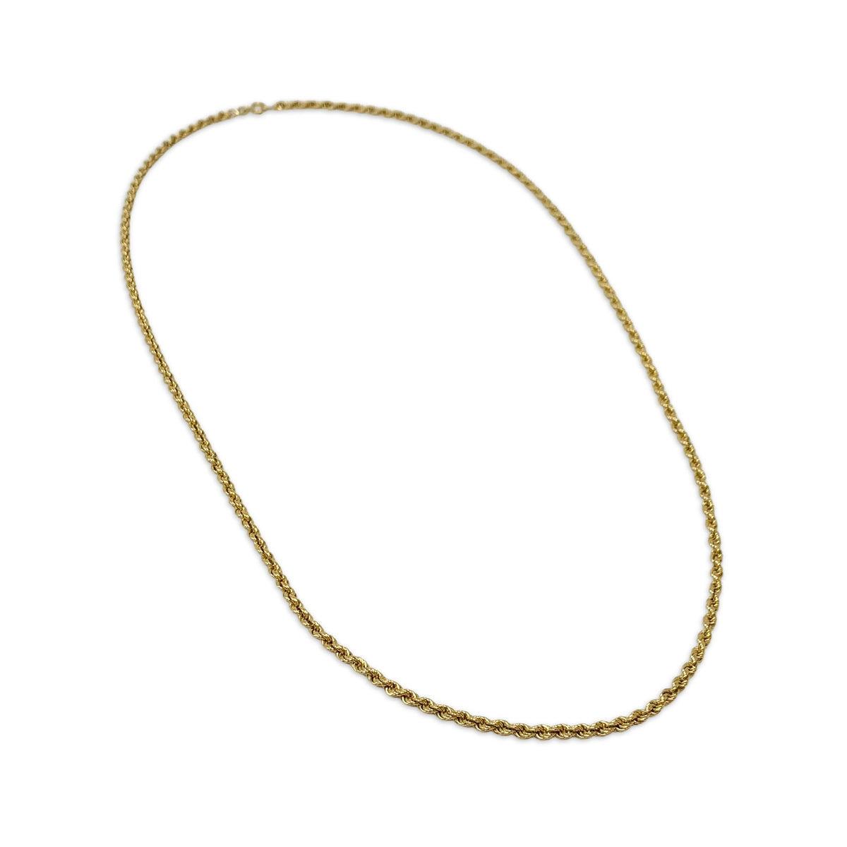 18K Gold 32” 4mm Rope Necklace (19.2g)