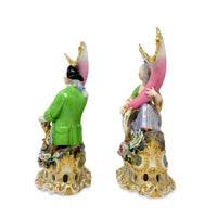 Jacob Petit 19th Century French Porcelain Figural Vases (Pair)