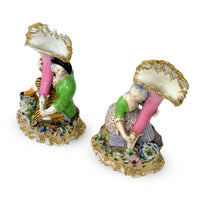 Jacob Petit 19th Century French Porcelain Figural Vases (Pair)