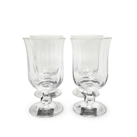 Gorham Crystal "Aurora" Water Goblets (4)