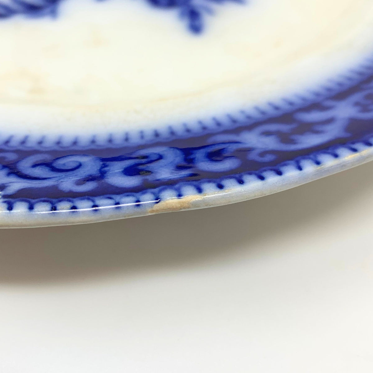 Charles Meigh & Son Flow Blue Dinner Plate