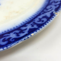 Charles Meigh & Son Flow Blue Dinner Plate