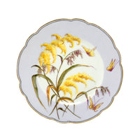 Hand Painted Haviland & Co. Wildflower & Butterfly Plates ca. 1870 (Set of 12)