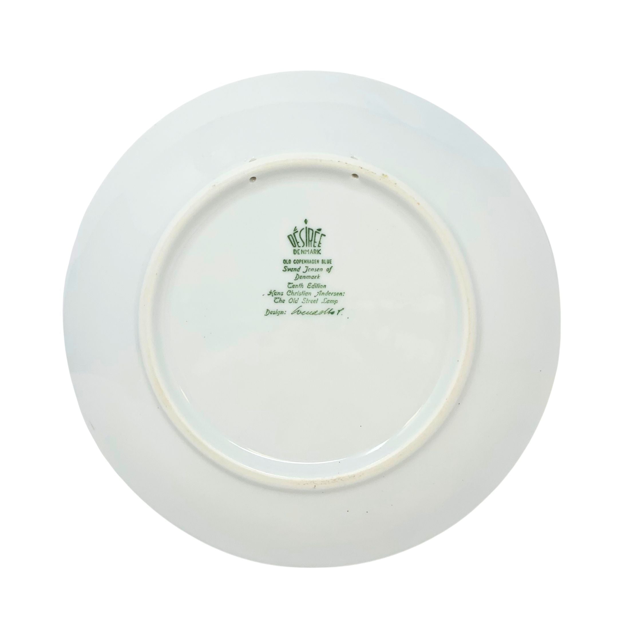 食器 DESIREE DENMARK OLD  BLUE 1987 Desiree Denmark Old Copenhagen Blue Christmas Porcelain