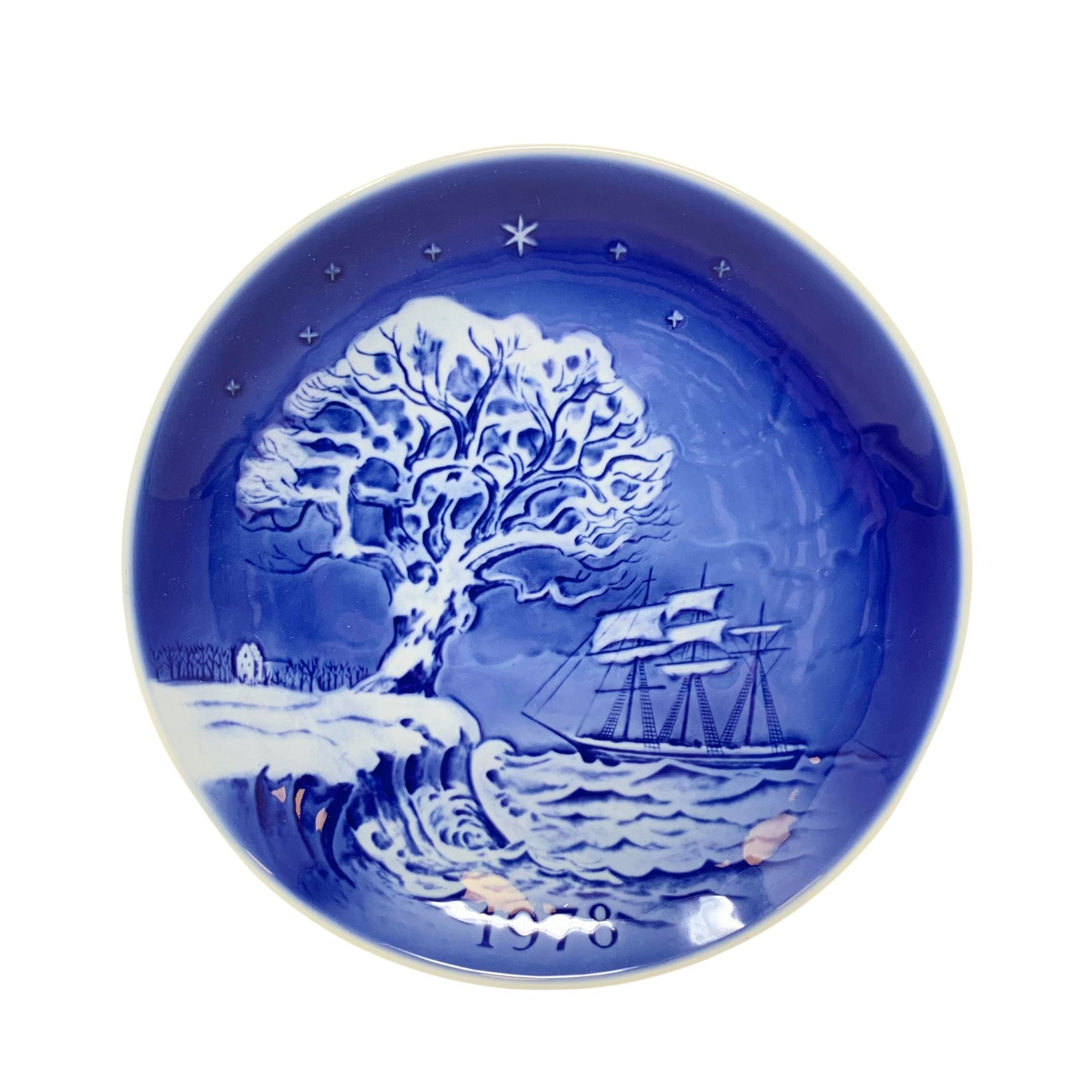 食器 DESIREE DENMARK OLD BLUE 1987 Desiree Denmark Old Copenhagen Blue Collectors Plates (Set