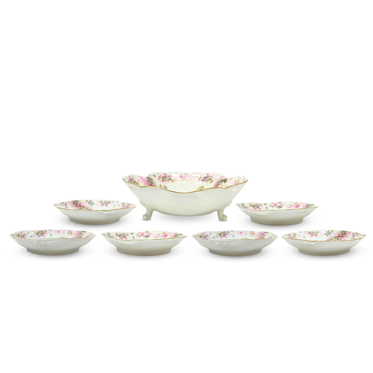 Bauer, Rosenthal & Co Germany Berry Bowls W/ Master Berry Bowl (7pcs)