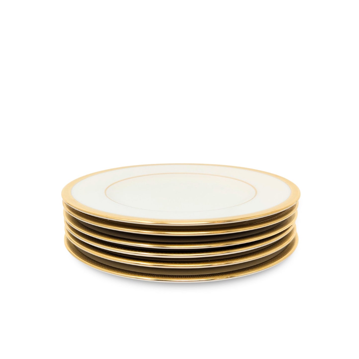 Lenox "Tuxedo" (Gold Backstamp) Bread & Butter Plates (6)