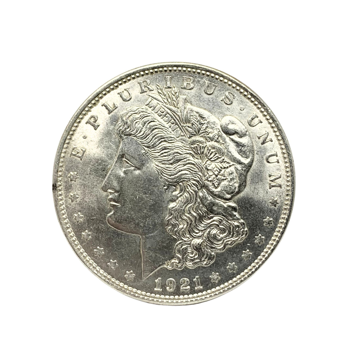 1921-D Morgan Silver Dollar CH BU