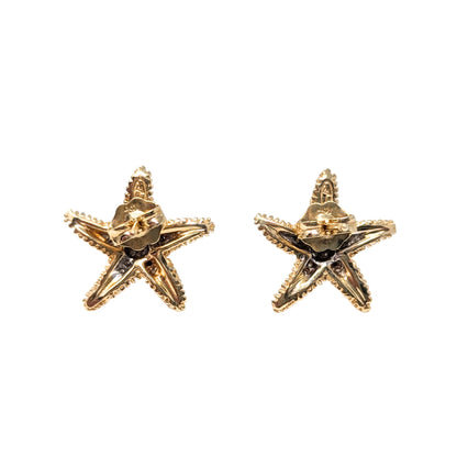 Denny Wong 14K Gold Starfish Diamond Earrings