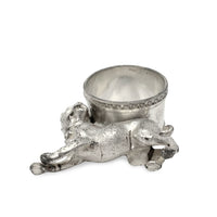 Meriden Brittania Company Silverplate Bulldog Napkin Ring