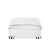 Poole Sterling Silver Art Deco Cigarette Box