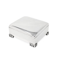 Poole Sterling Silver Art Deco Cigarette Box