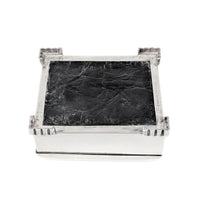 Poole Sterling Silver Art Deco Cigarette Box