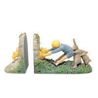 Charpénte 1990's Disney Winnie The Pooh Picture Frame & Bookend Set