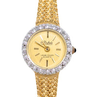 Lucien Piccard Dufonte Ladies' Diamond Bezel Quartz Watch W/ Box